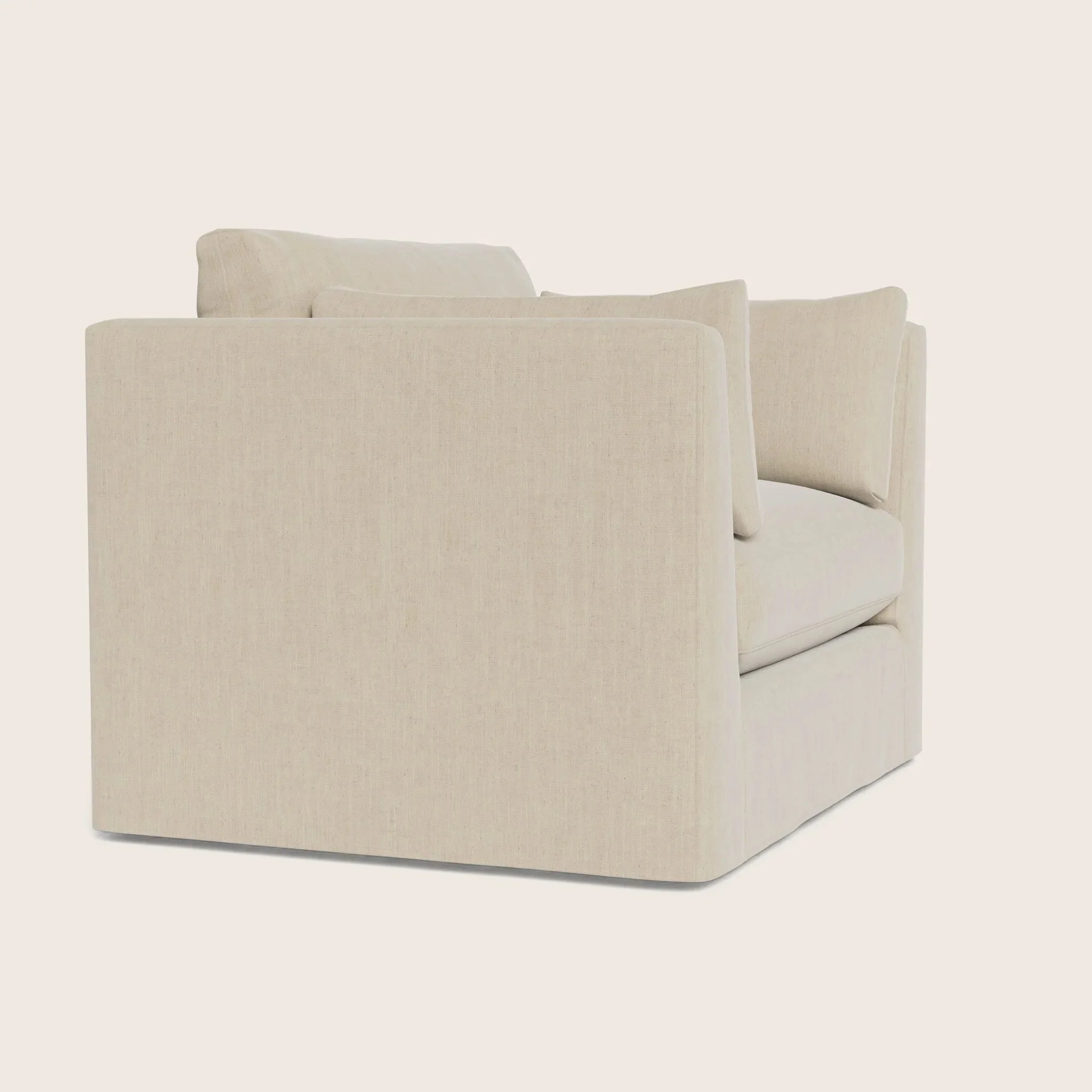 Watermill Slipped Swivel Chair - Image 3