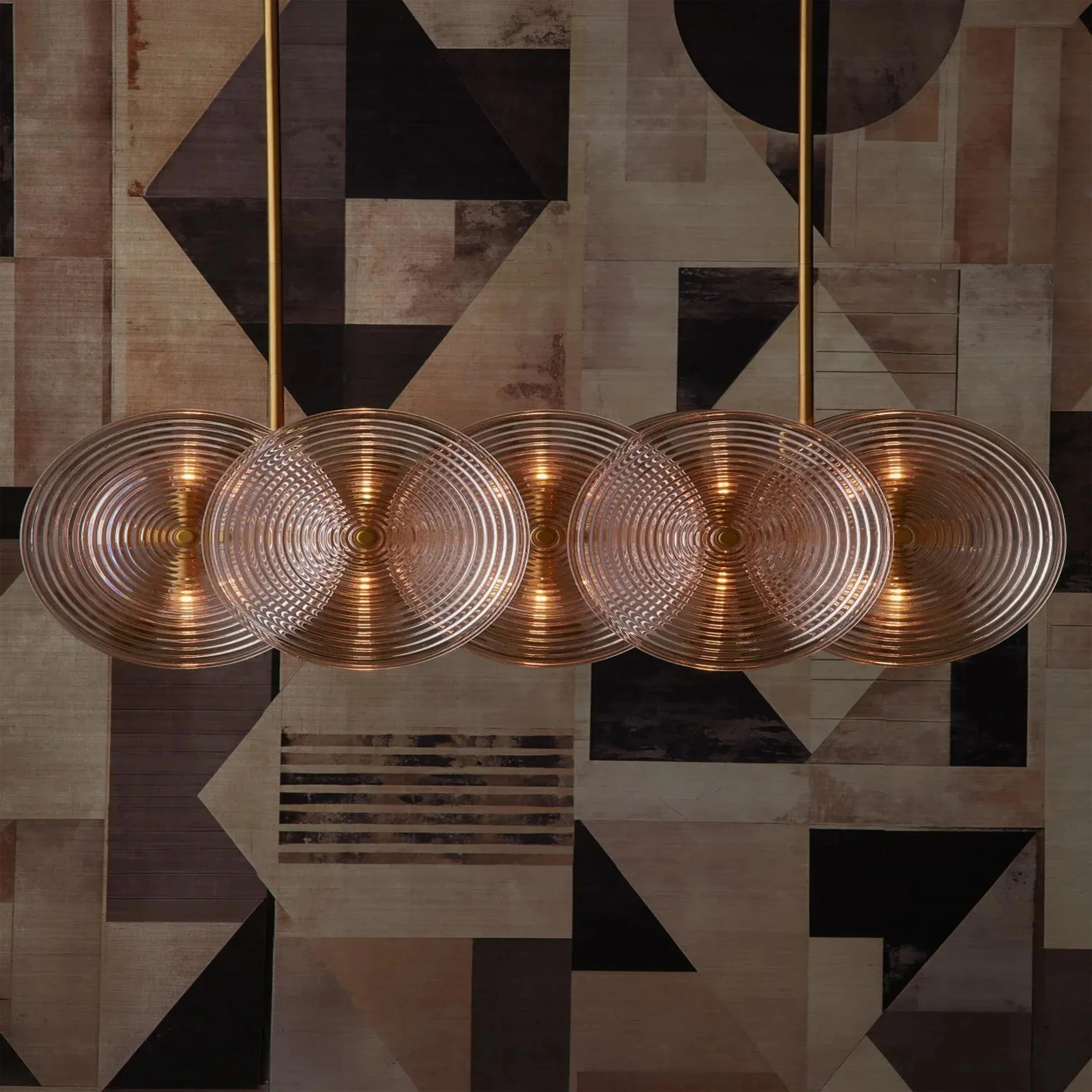 Whirlwind Rectangular Chandelier - Image 2