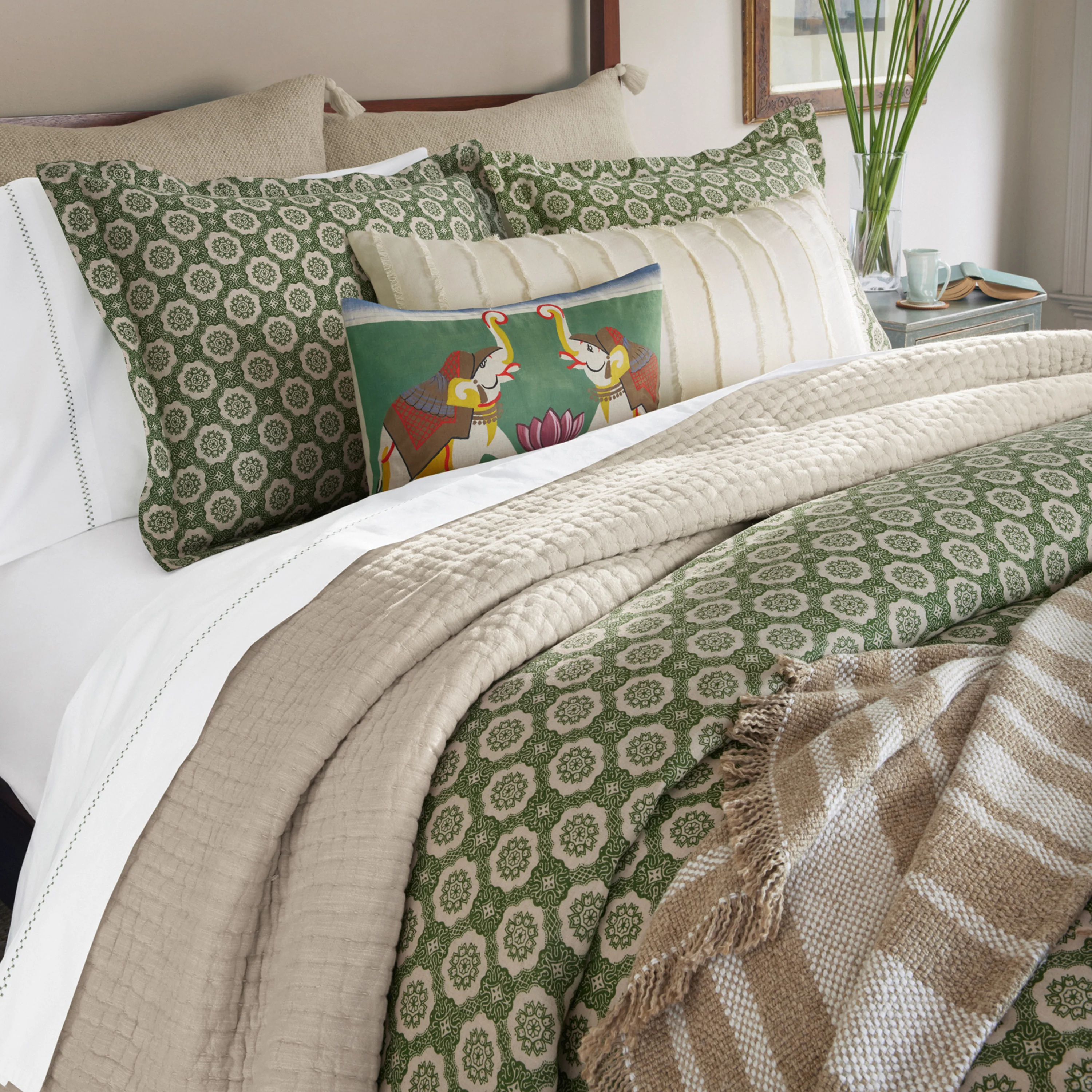 Woven King Tassel Euro Sham - Image 2