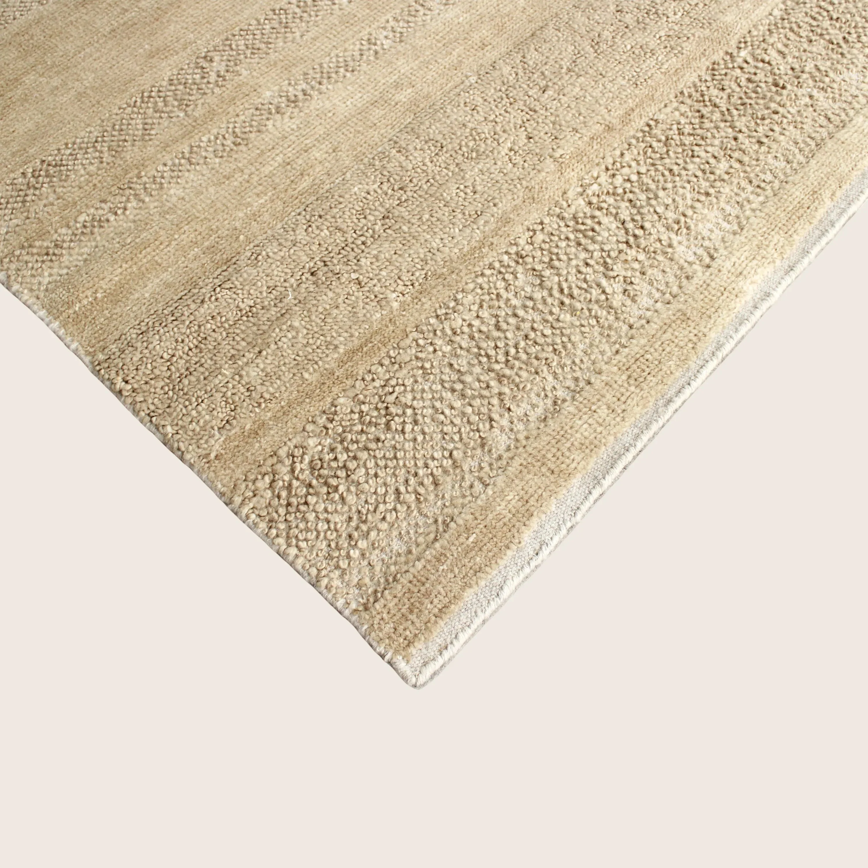Beige Flatweave Wool Rug - 8' x 10' - Image 2