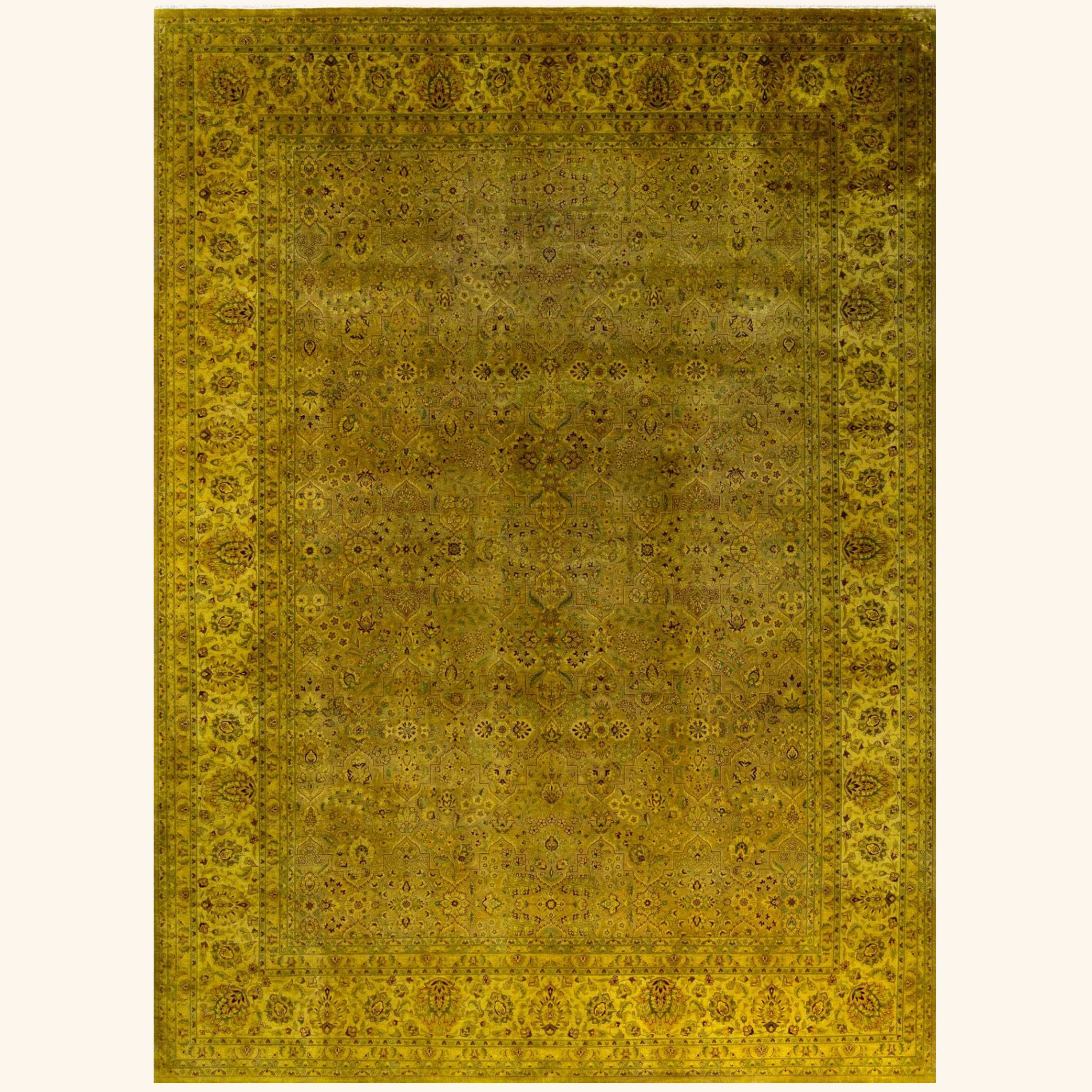 Yellow Samsara Wool Rug - 10'2" x 14'1" - Image 9