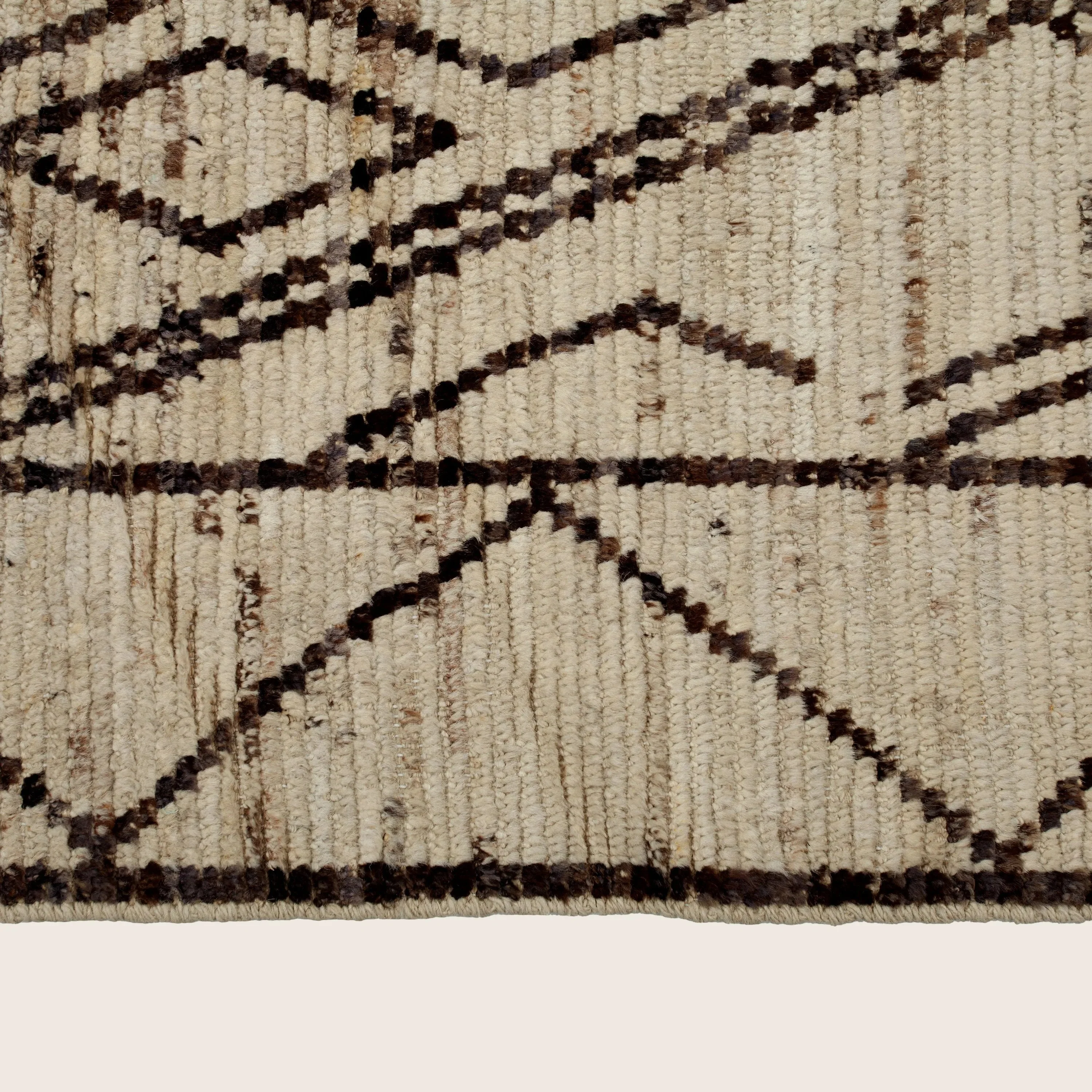 Brown Zameen Transitional Wool Rug - 10'4" x 13'7" - Image 5