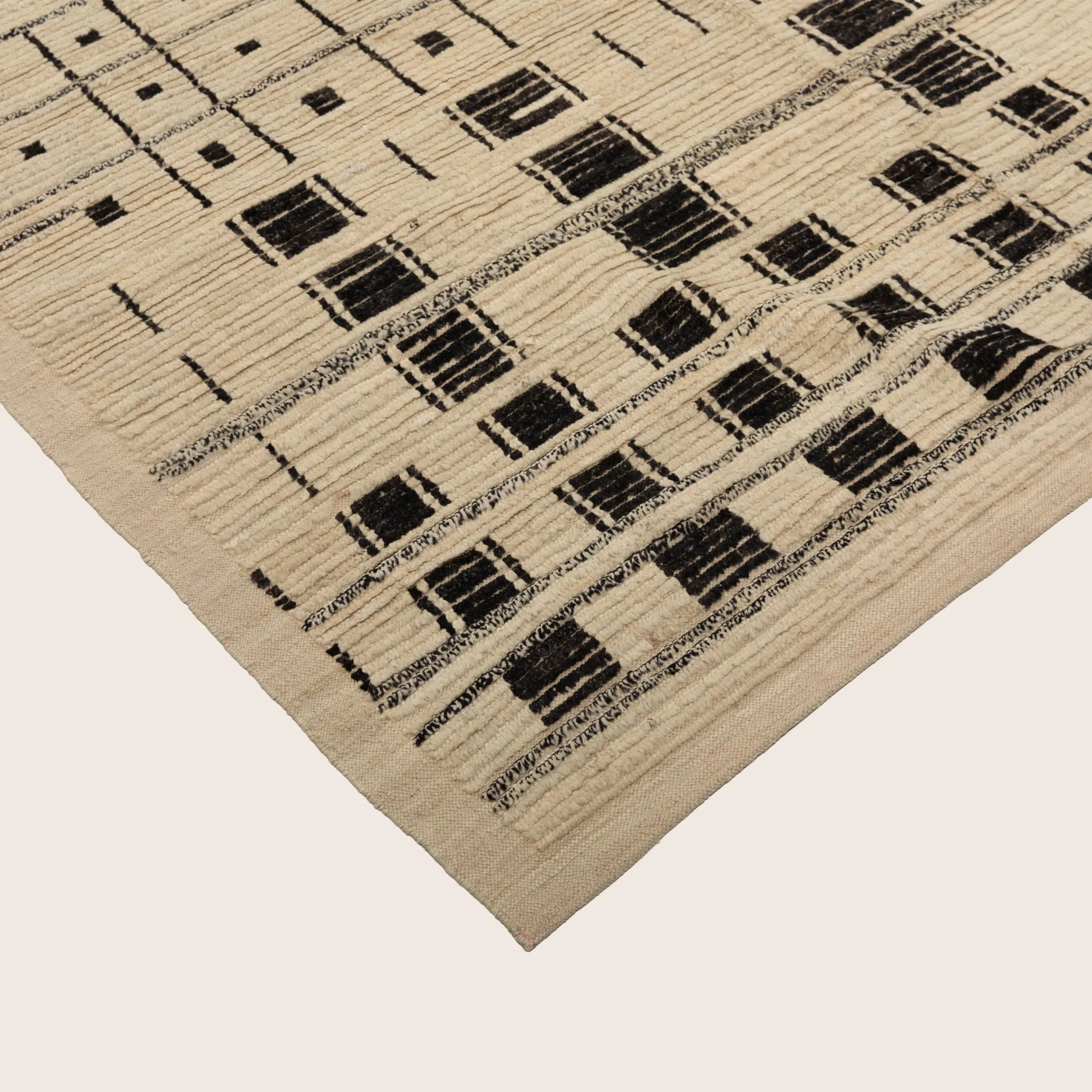Natural Zameen Transitional Wool Rug - 13'7" x 14'4" - Image 3