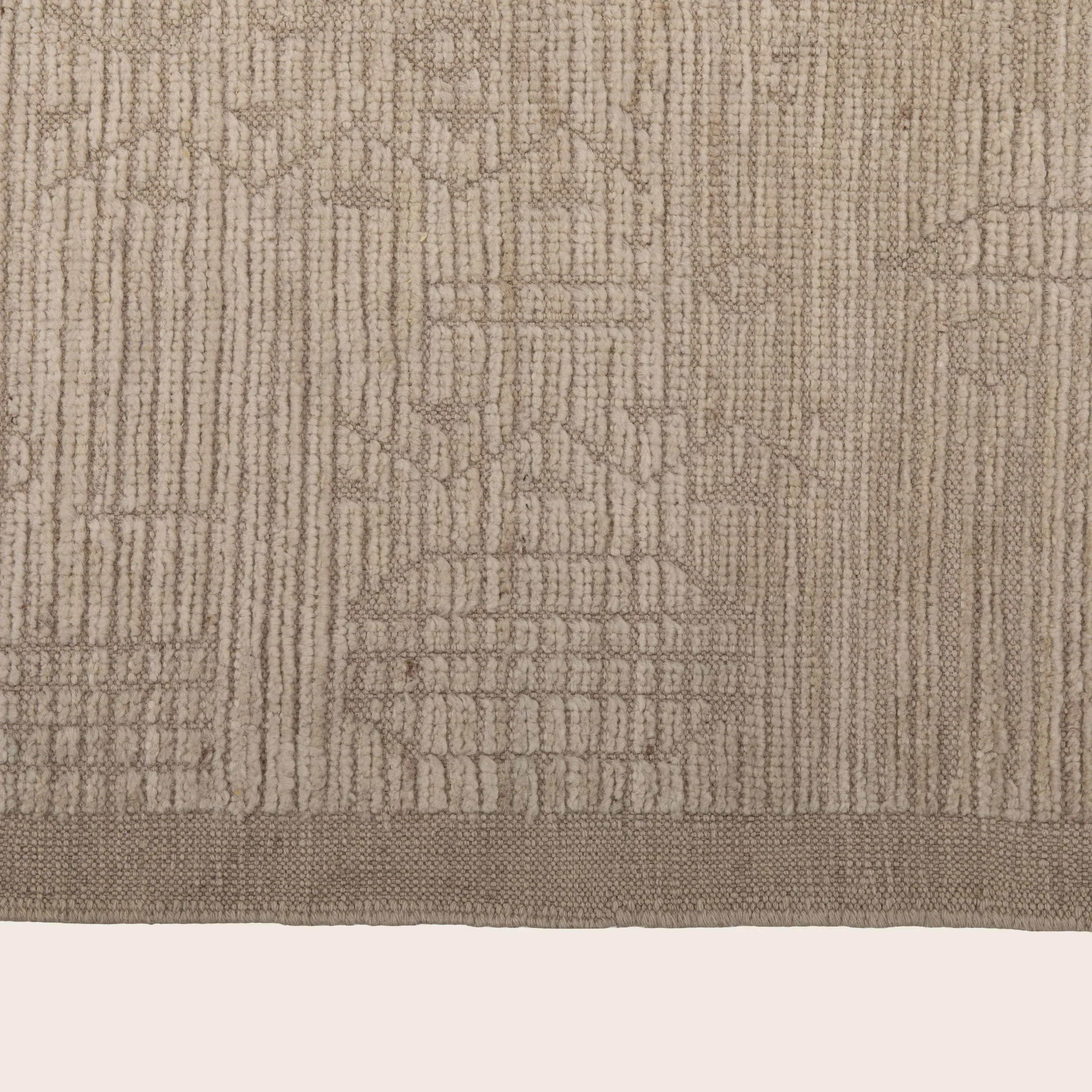 Natural Zameen Transitional Wool Runner - 3' x 12'8" - Image 5