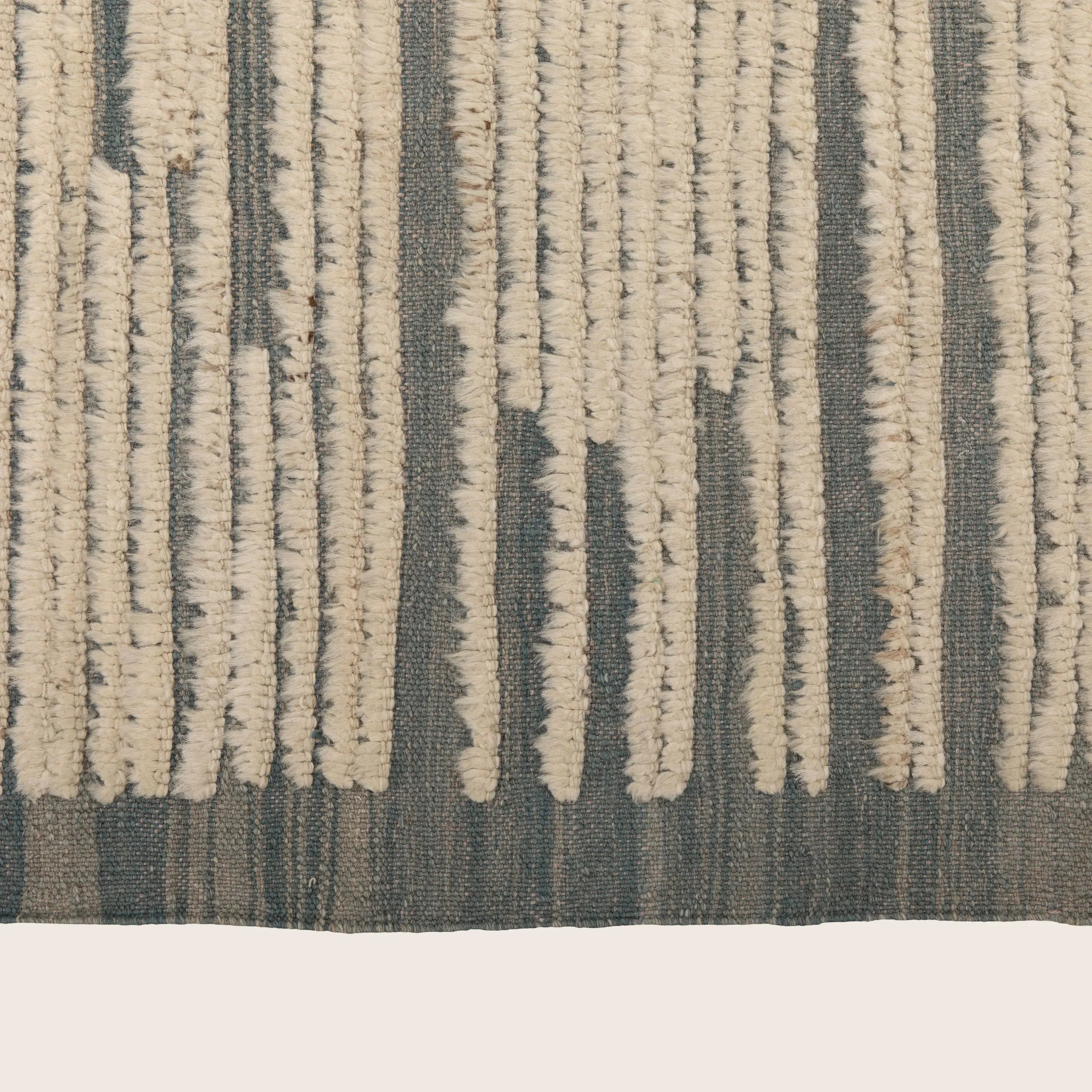 Beige Zameen Transitional Wool Rug - 6'11" x 9'6" - Image 5