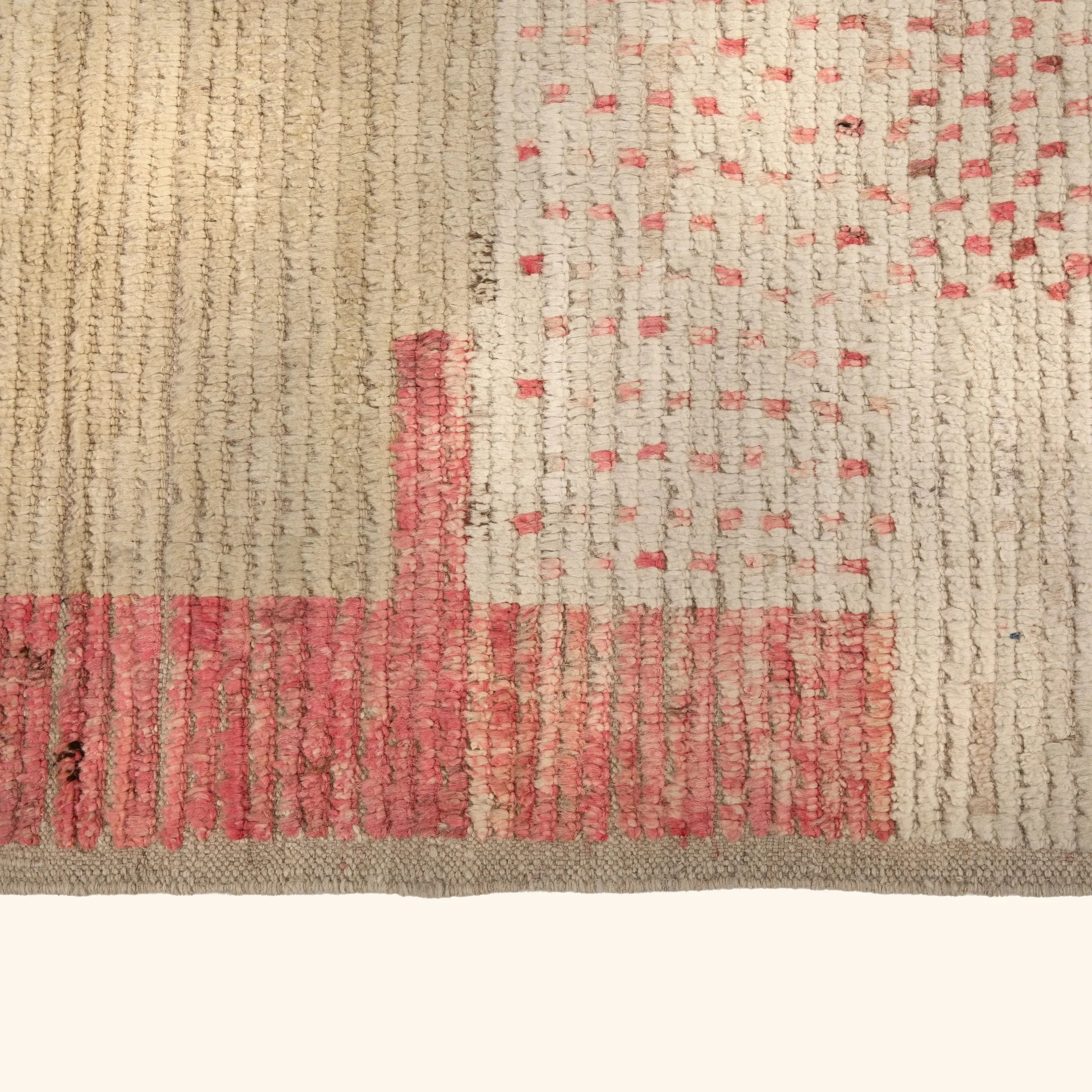 Multicolored Zameen Modern Wool Rug - 6' x 9' - Image 5