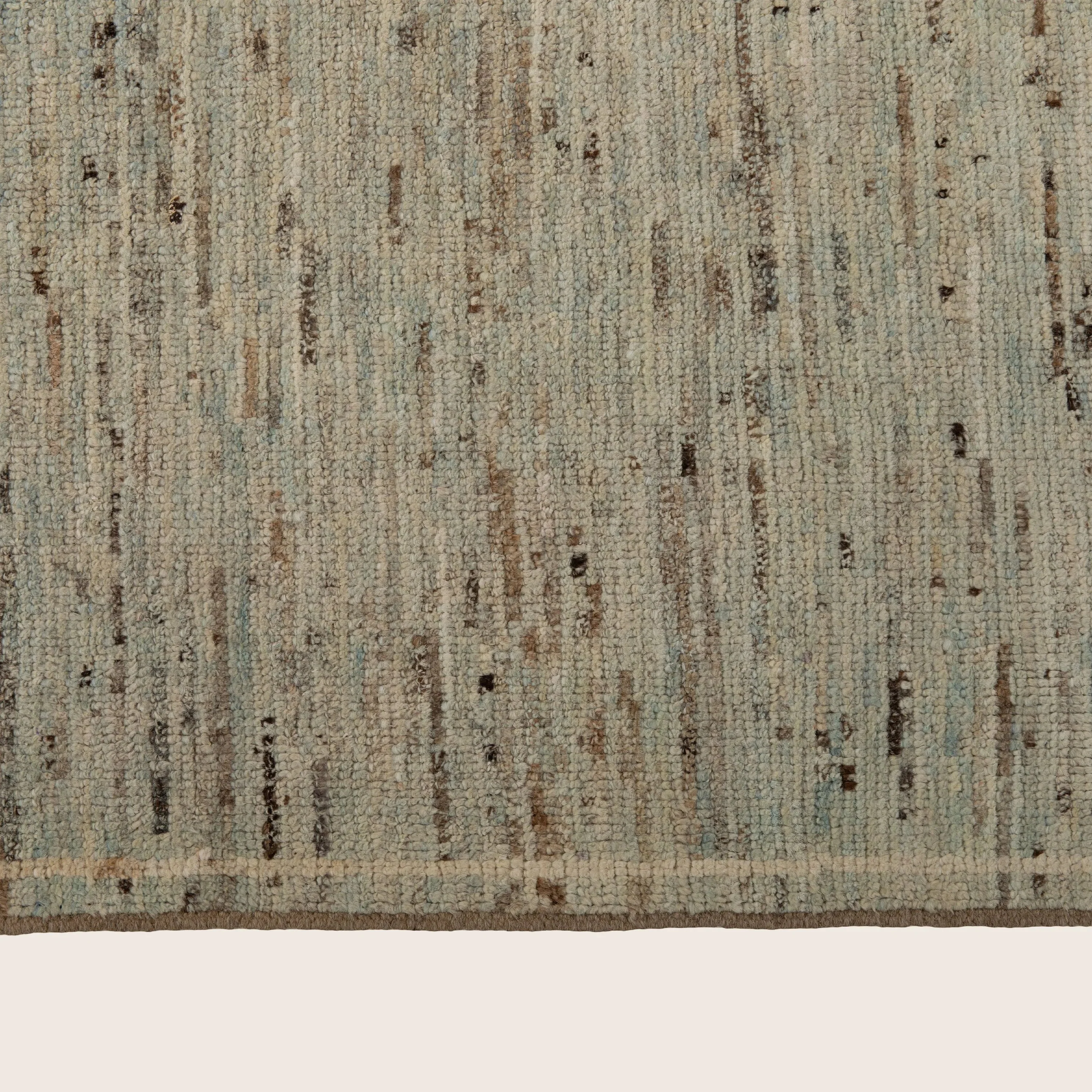Blue Zameen Transitional Wool Rug - 8'4" x 10' - Image 6