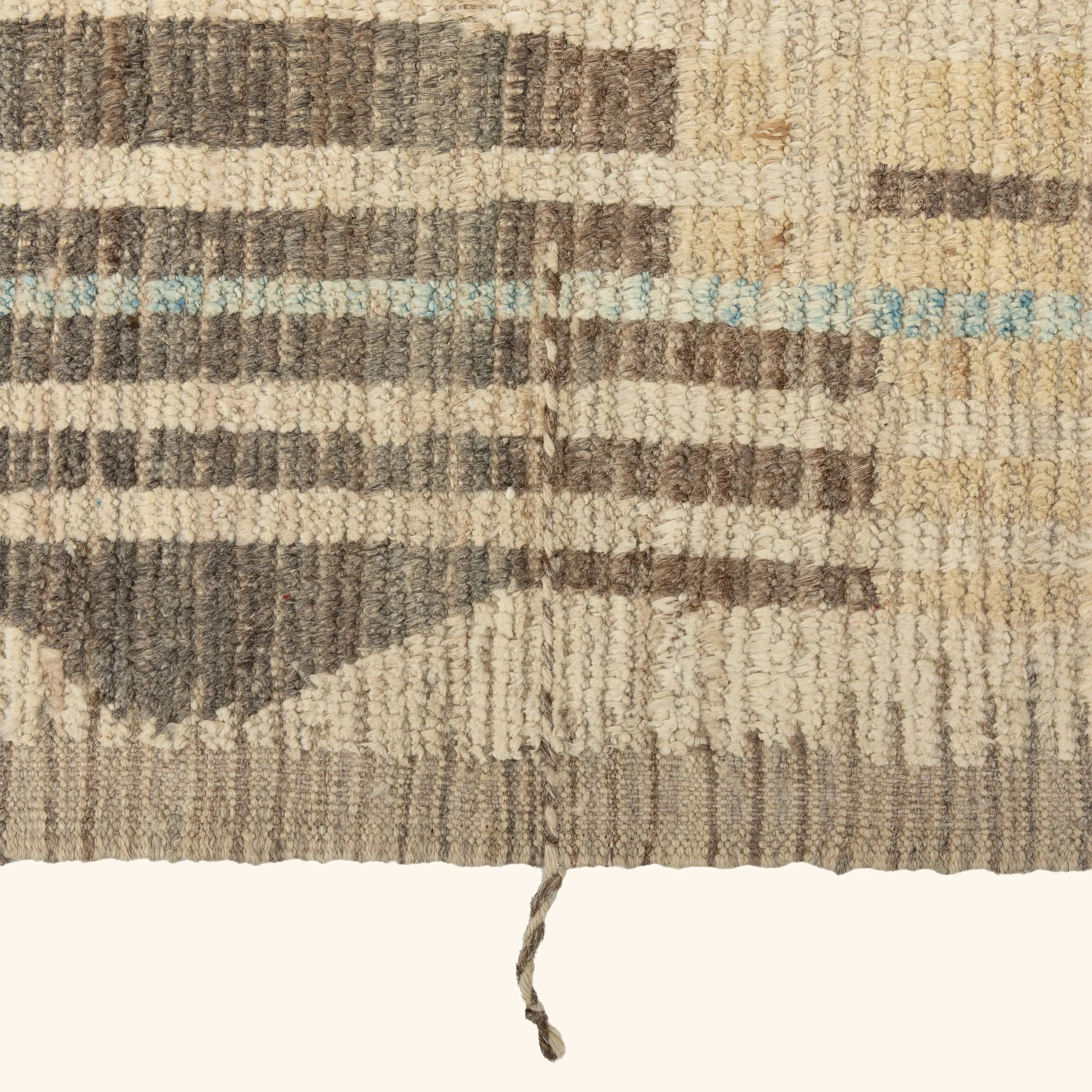 Zameen Patterned Modern Wool Rug - 8'4" x 10'2" - Image 6
