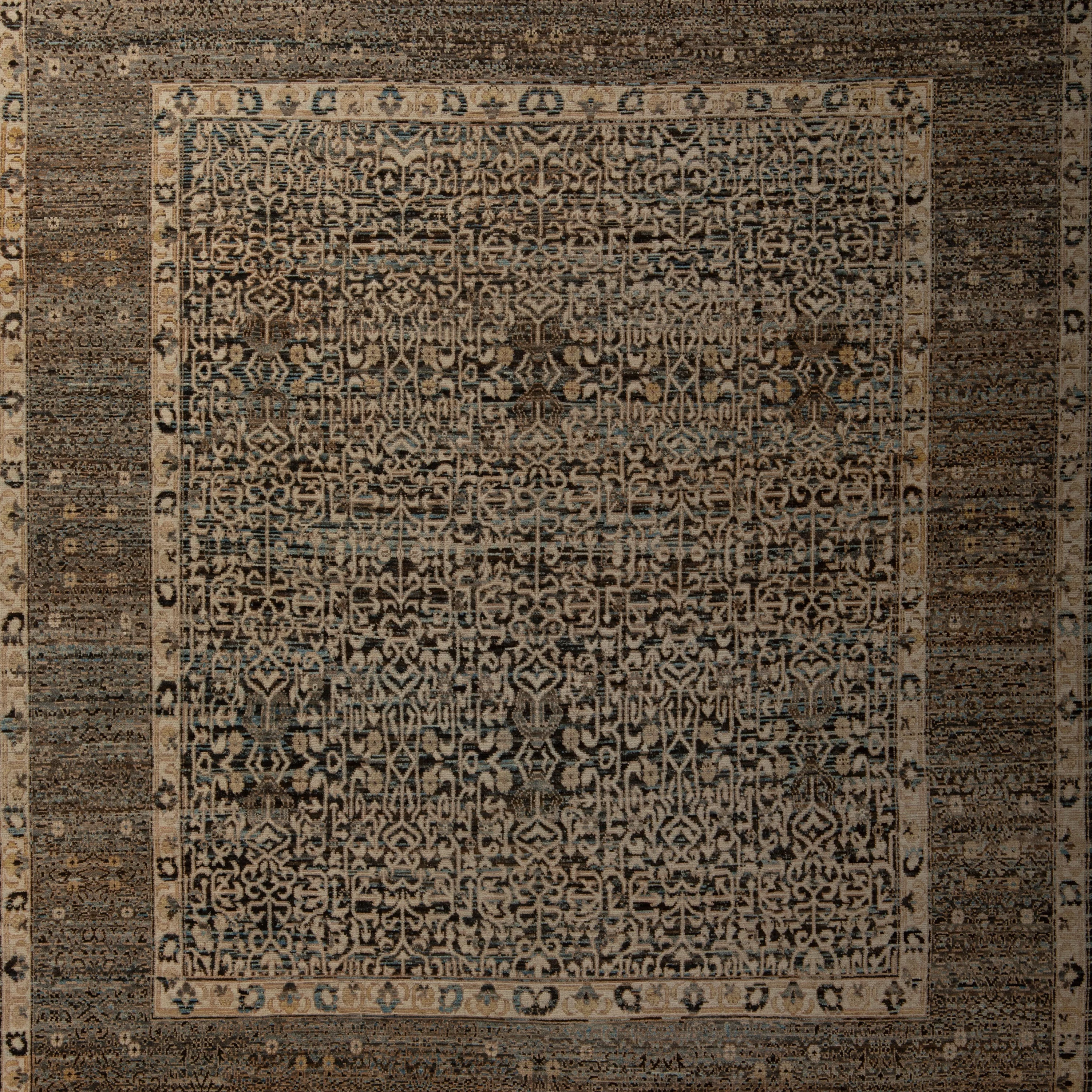 Brown Zameen Transitional Wool Rug - 8'7" x 10'4" - Image 2