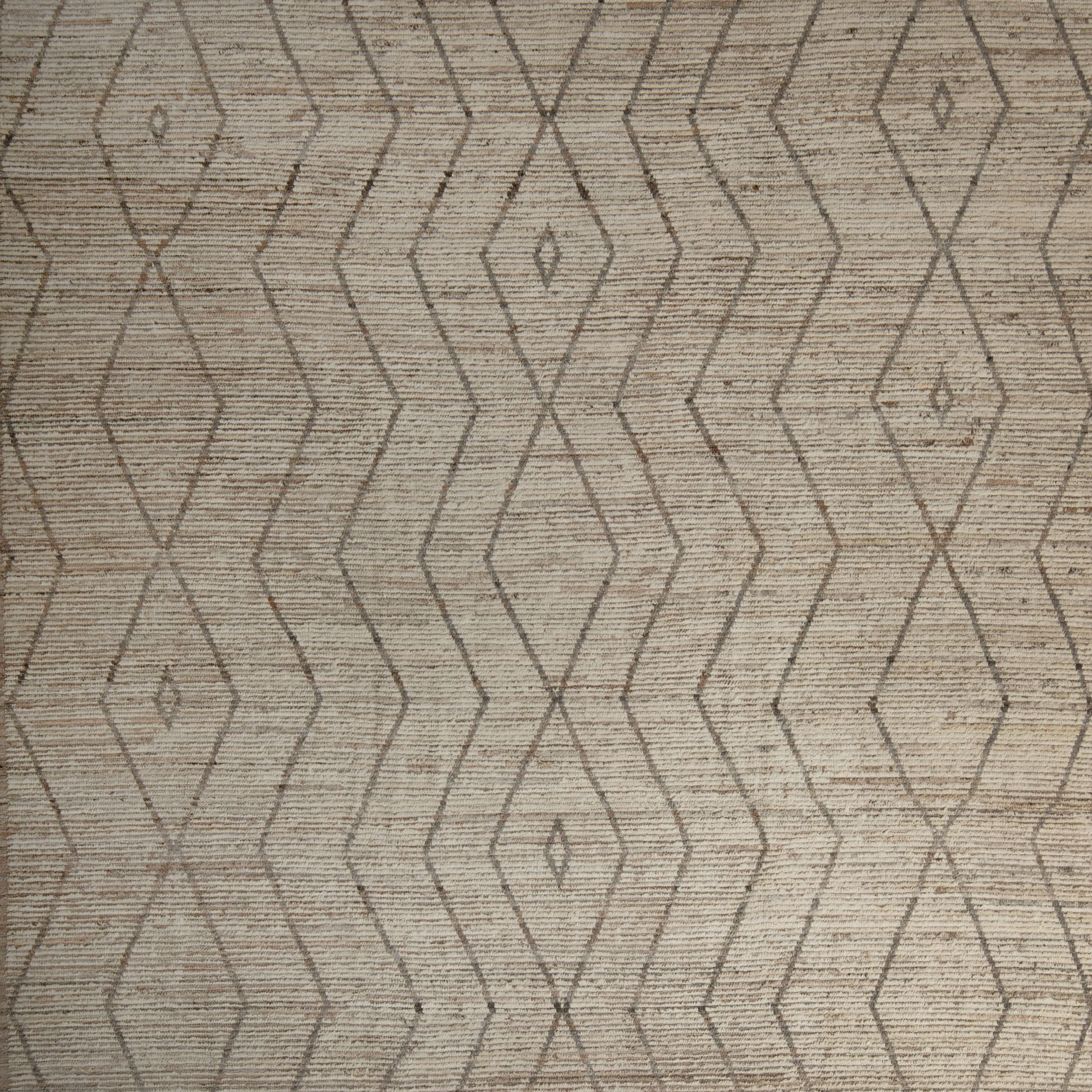 Natural Zameen Transitional Wool Rug- 9'5" x 12' - Image 2