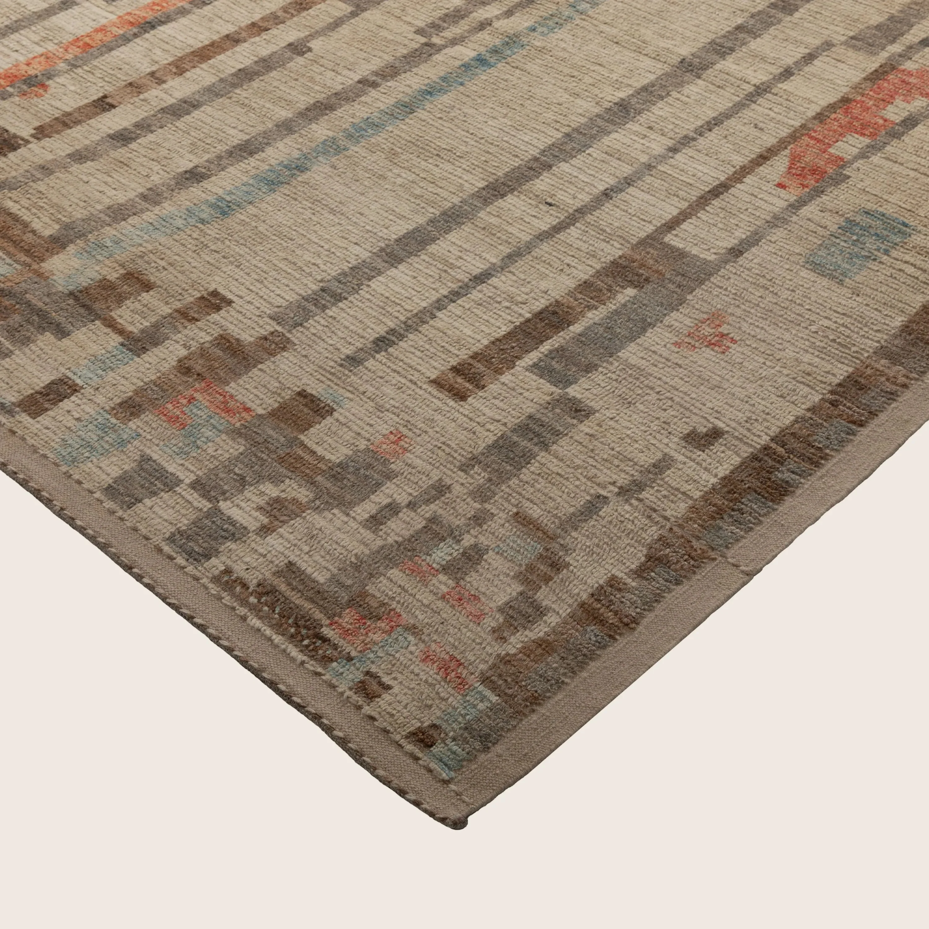 Natural Zameen Transitional Wool Rug - 9'9" x 12' - Image 3