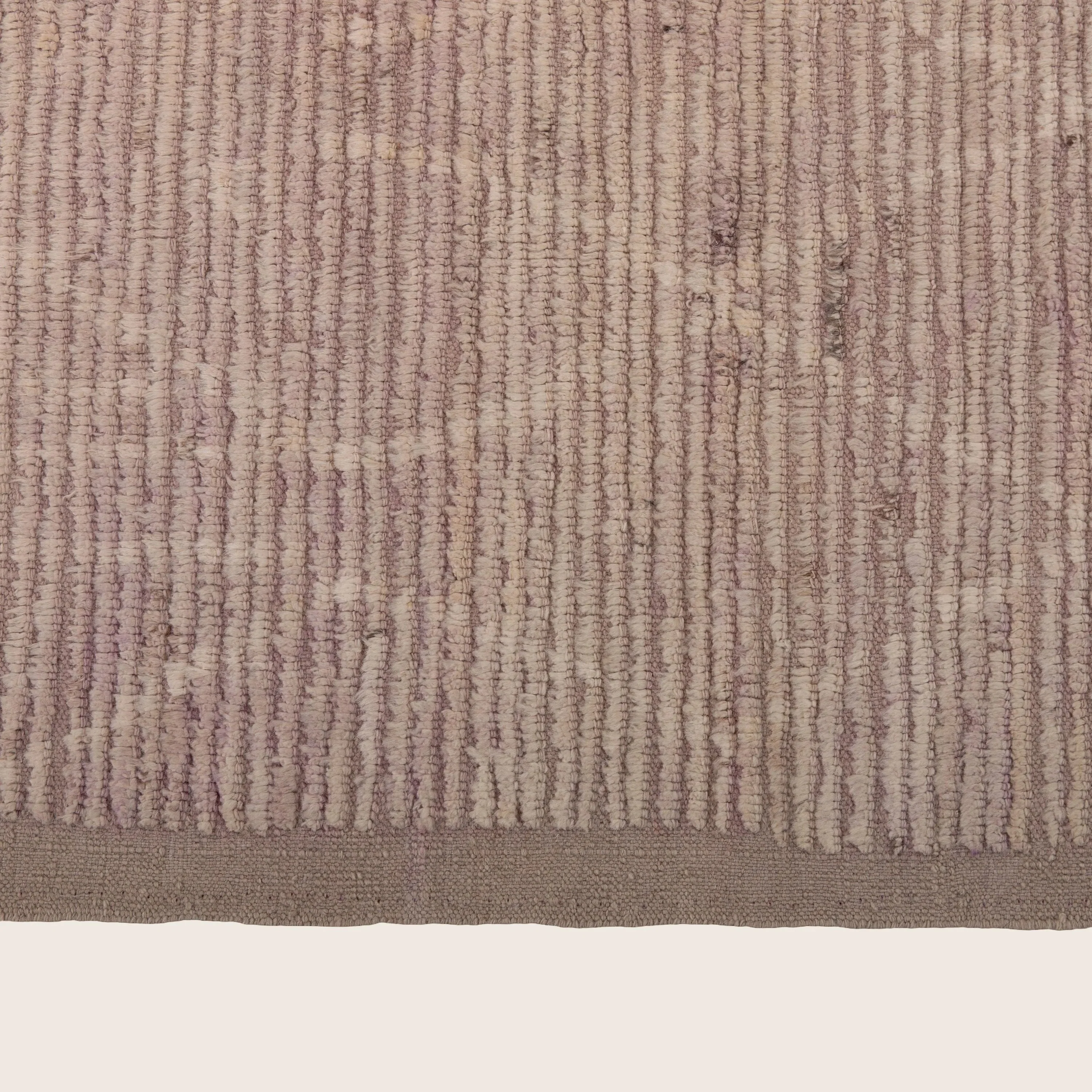 Brown Zameen Patterned Transitional Wool Runner - 4' x 8'6" - Image 5