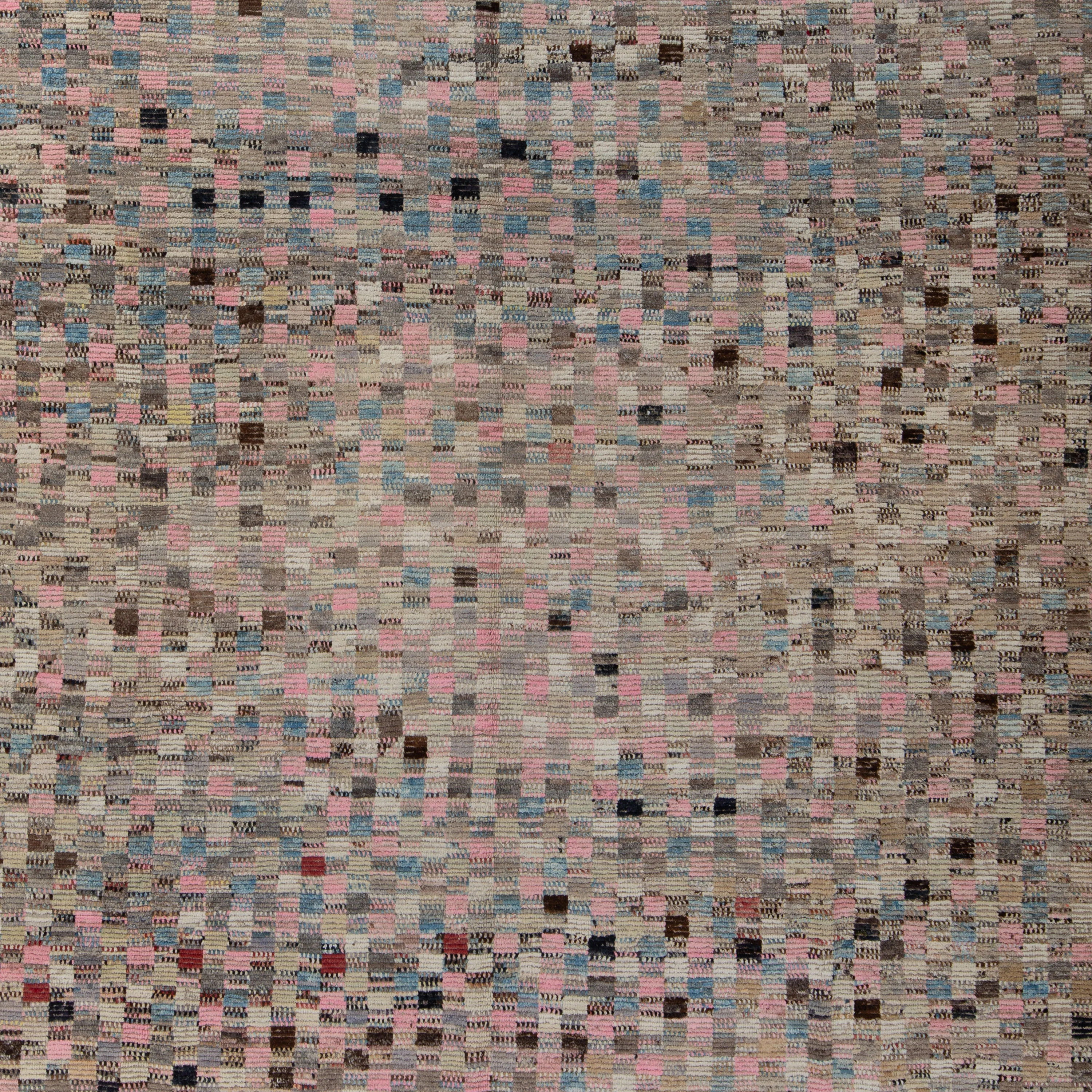 Brown Zameen Transitional Wool Rug - 10'5" x 13'10" - Image 2
