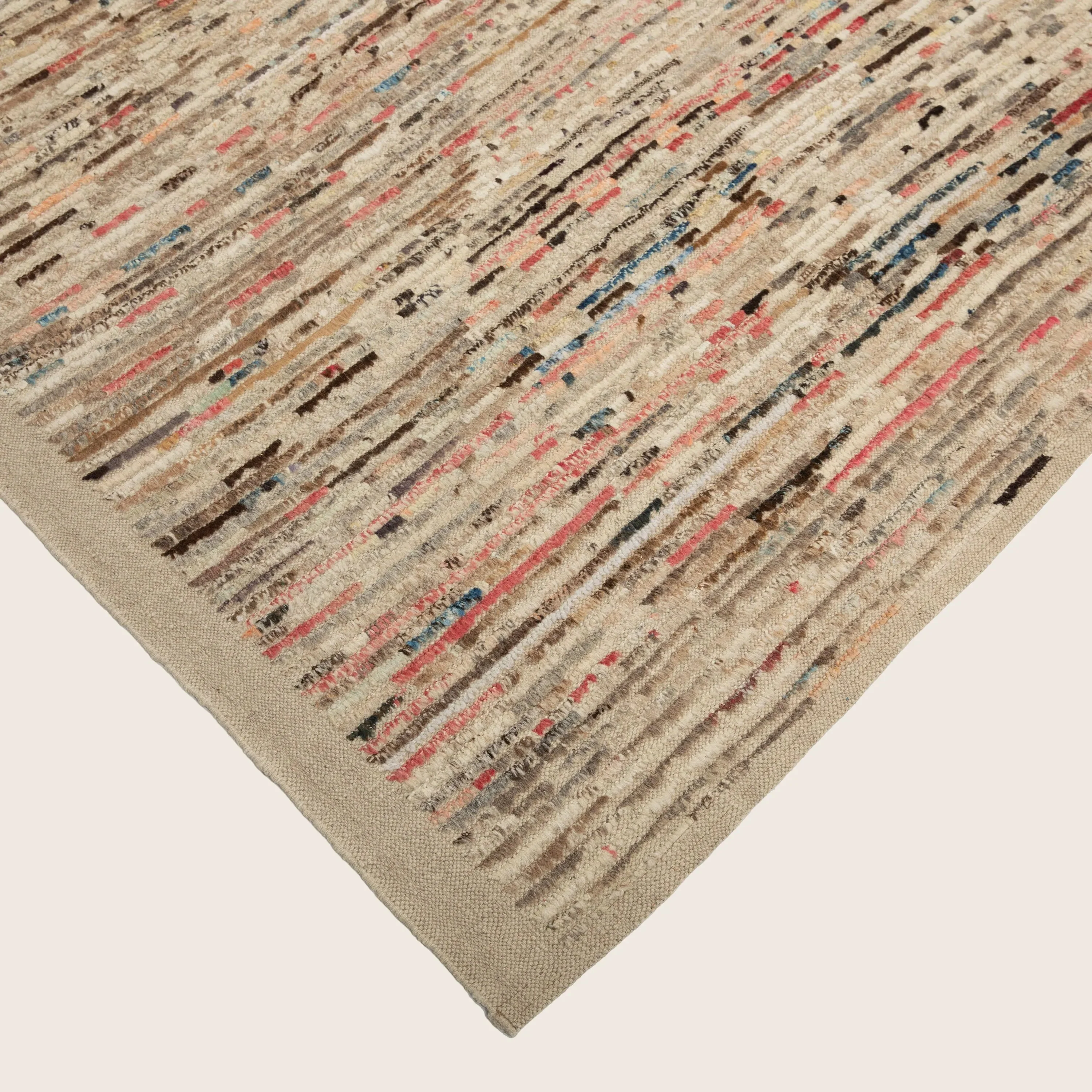 Brown Zameen Transitional Wool Rug - 10'11" x 13'9" - Image 3