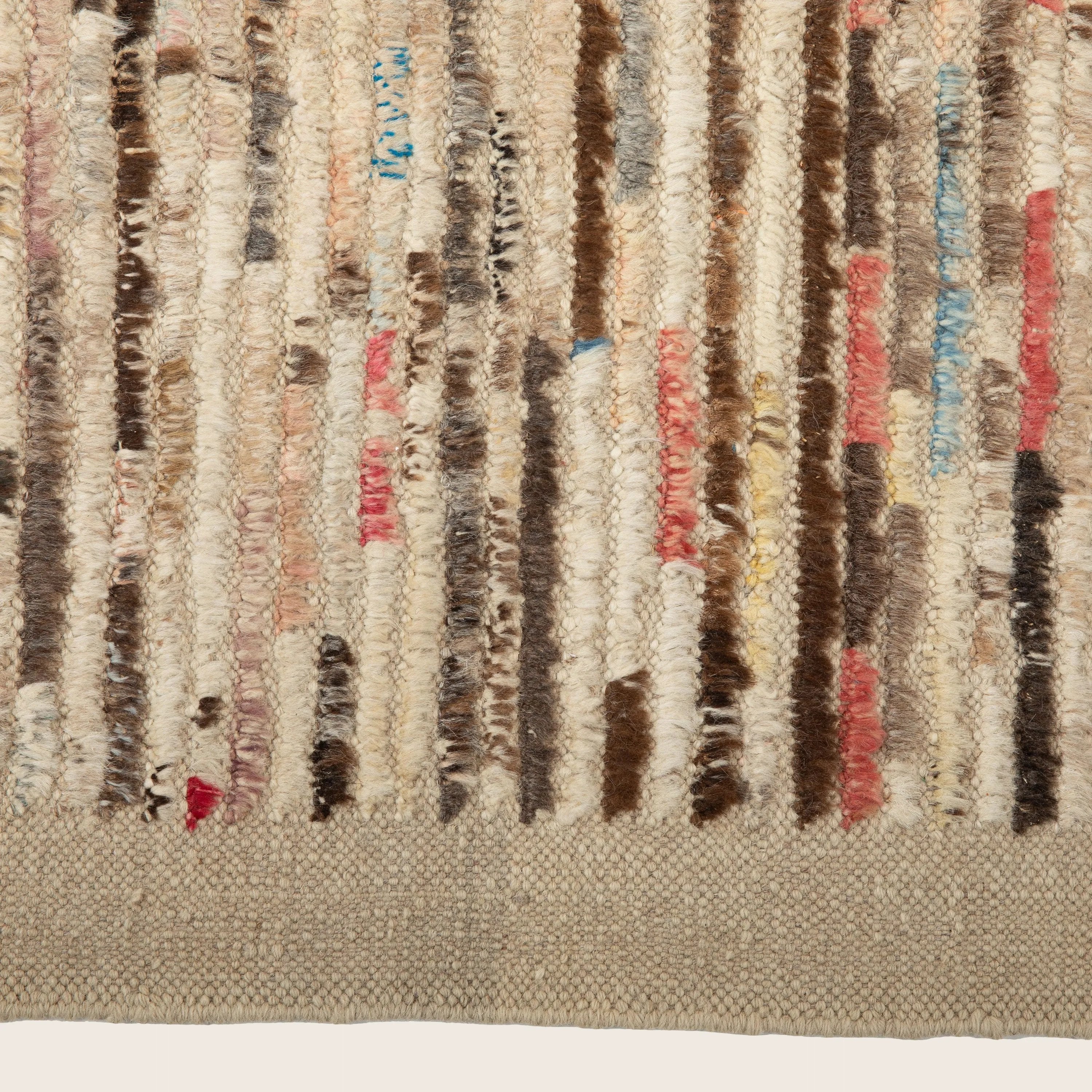 Brown Zameen Transitional Wool Rug - 10'11" x 13'9" - Image 5