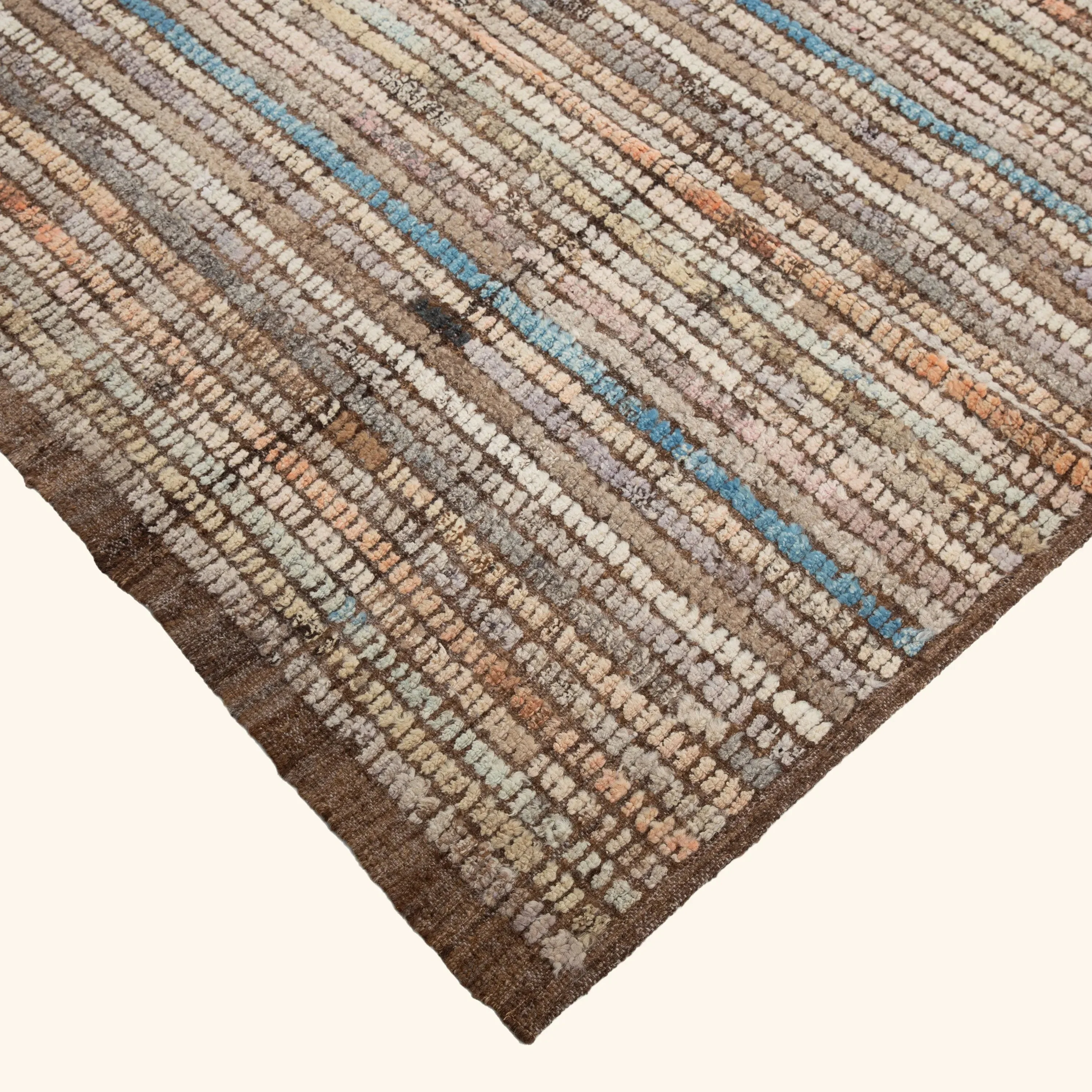 Multicolored Zameen Transitional Wool Rug - 10'2" x 12'5" - Image 3