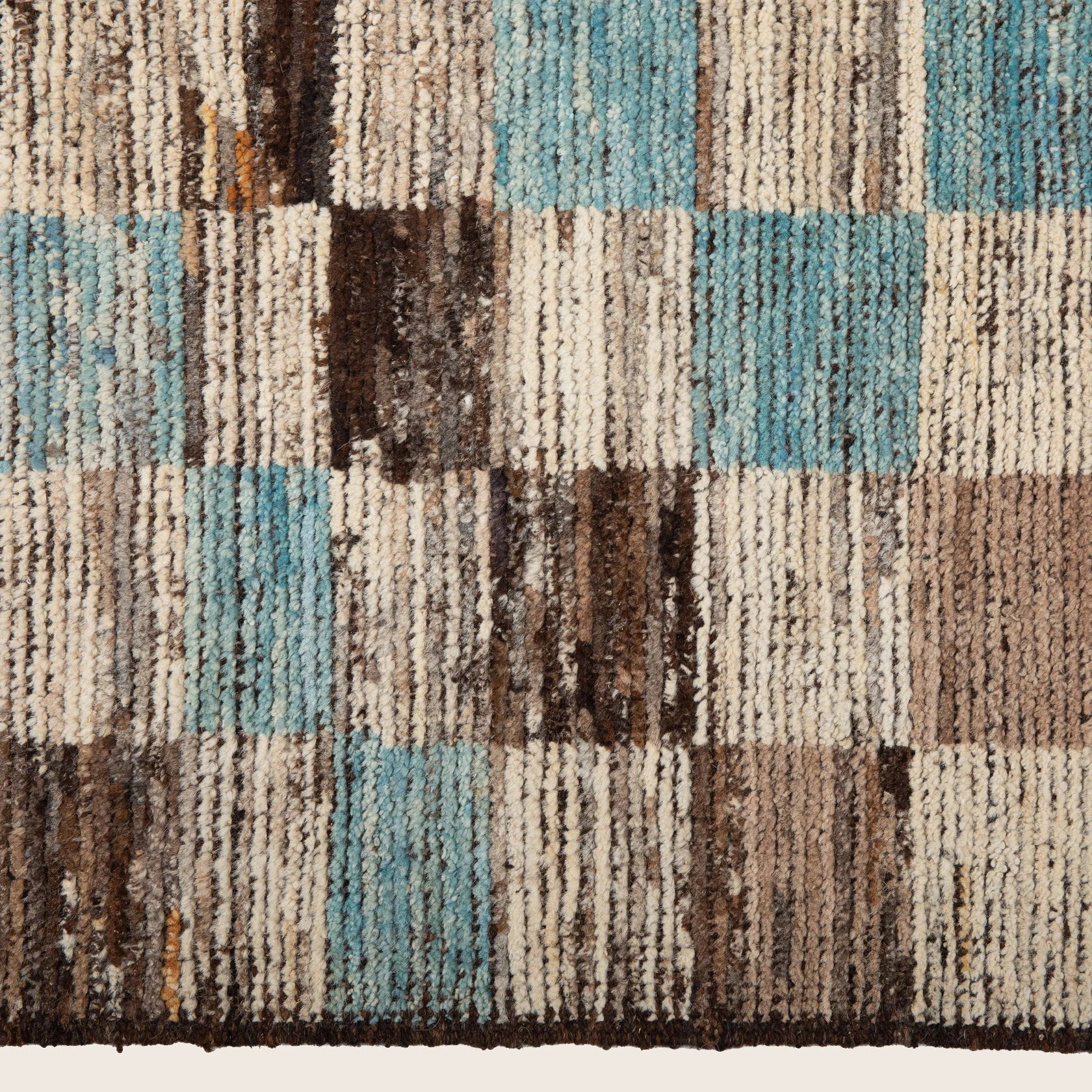 Multicolored Zameen Transitional Wool Rug - 10'2" x 13'8" - Image 5