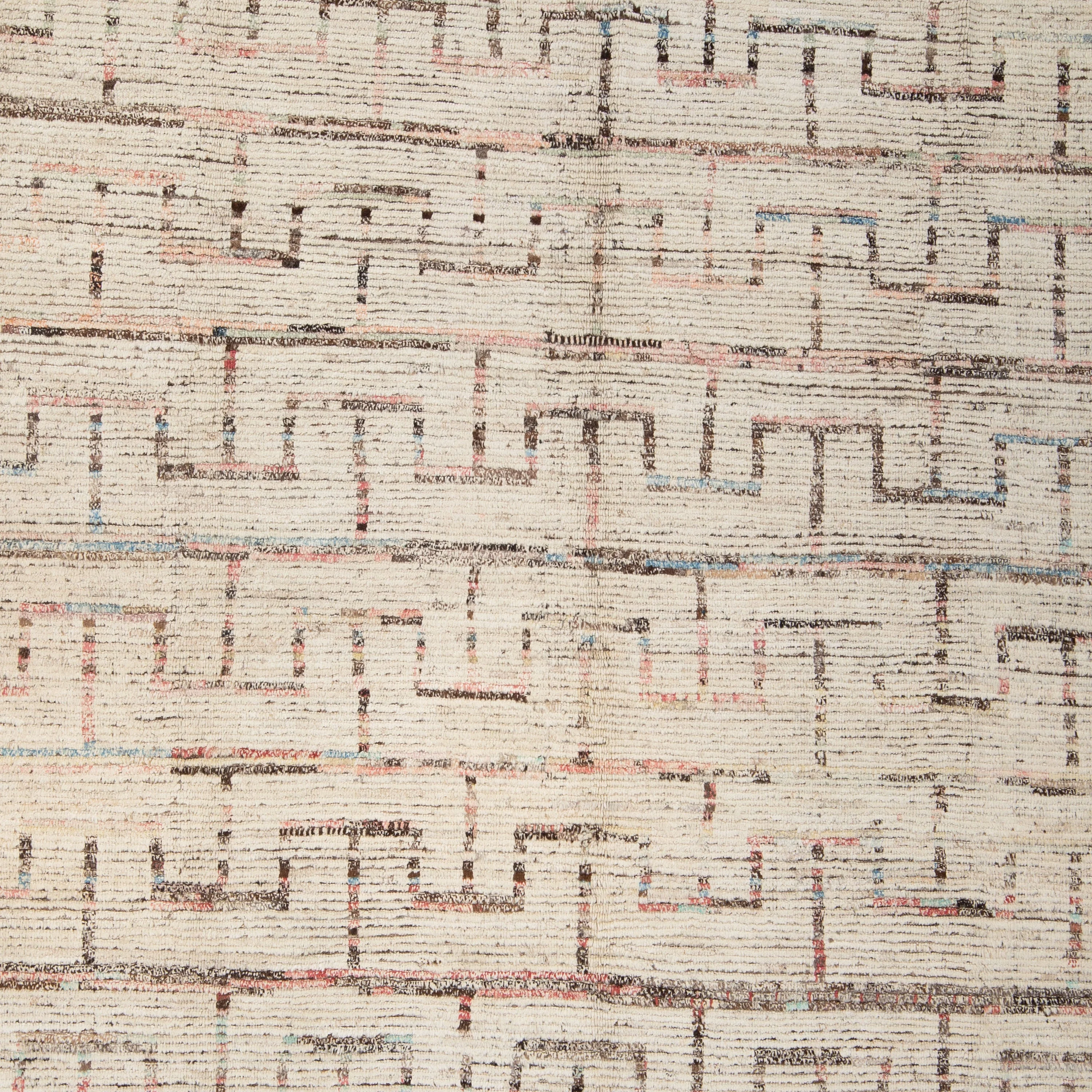 Natural Zameen Transitional Wool Rug - 10'4" x 12'3" - Image 2