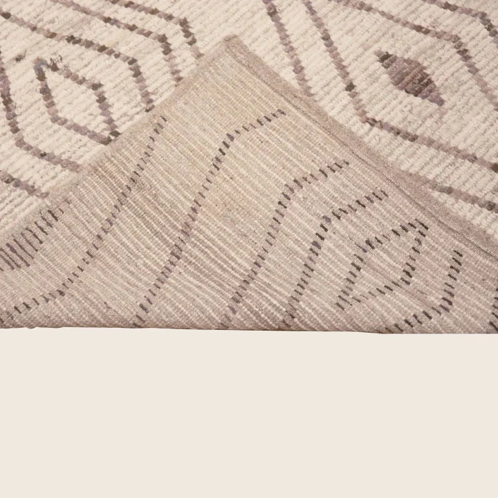 Brown Zameen Transitional Wool Rug - 12'6" x 18'2" - Image 3