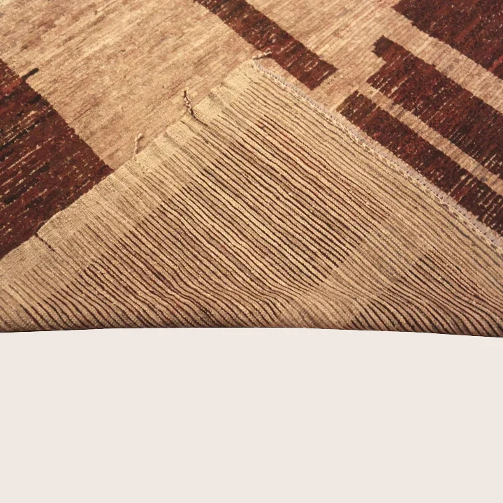 Red Zameen Transitional Wool Rug - 13'3" x 17'10" - Image 3