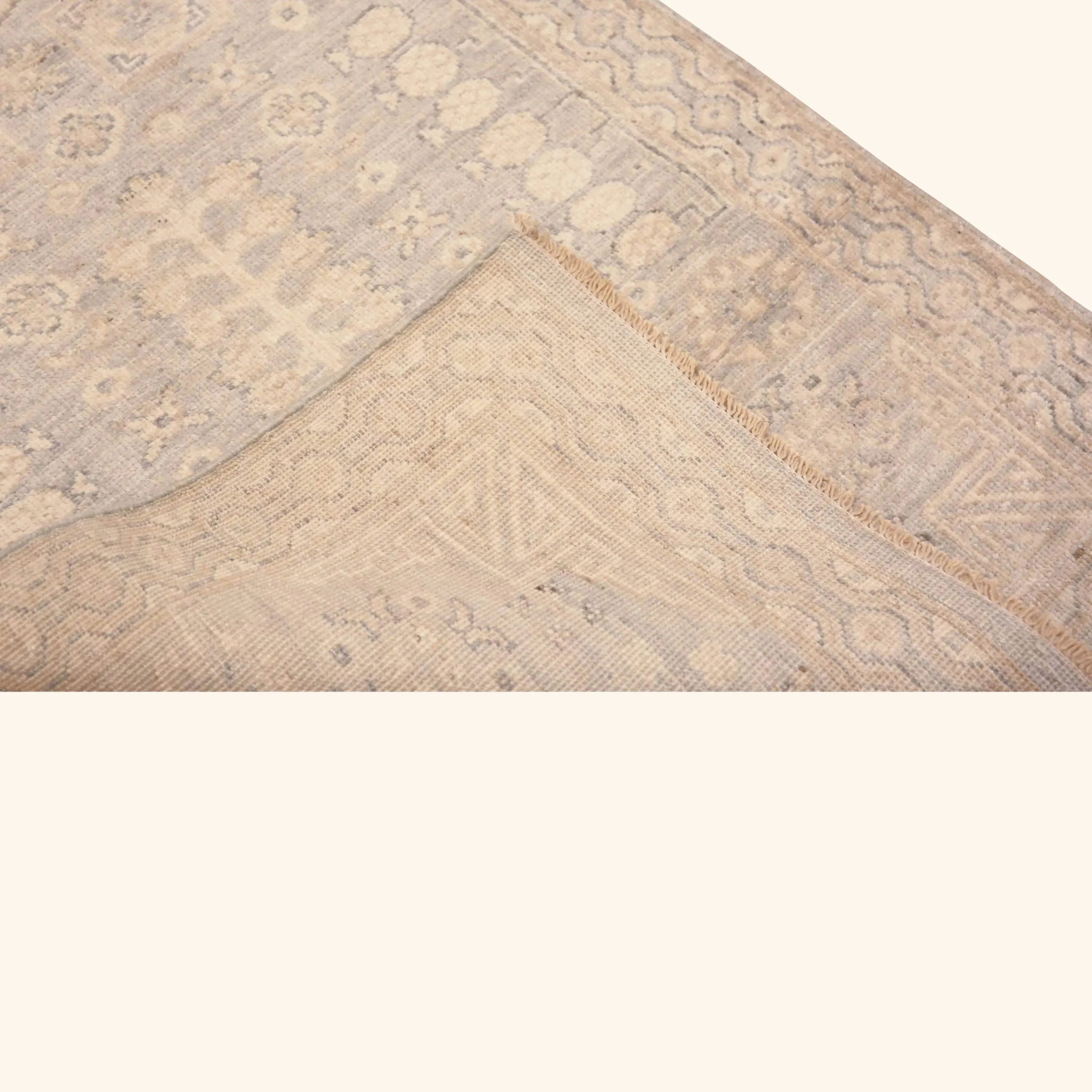 Beige Zameen Transitional Wool Runner - 2'9" x 9'5" - Image 7