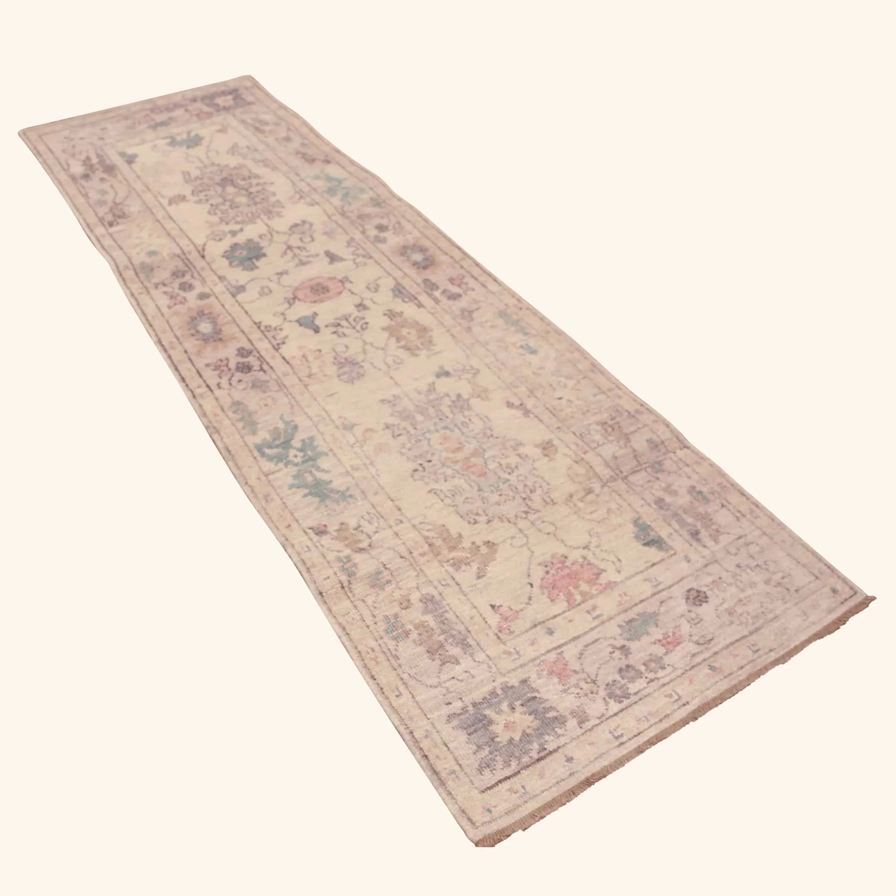 Natural Zameen Transitional Wool Runner - 3'4" x 9'6" - Image 6