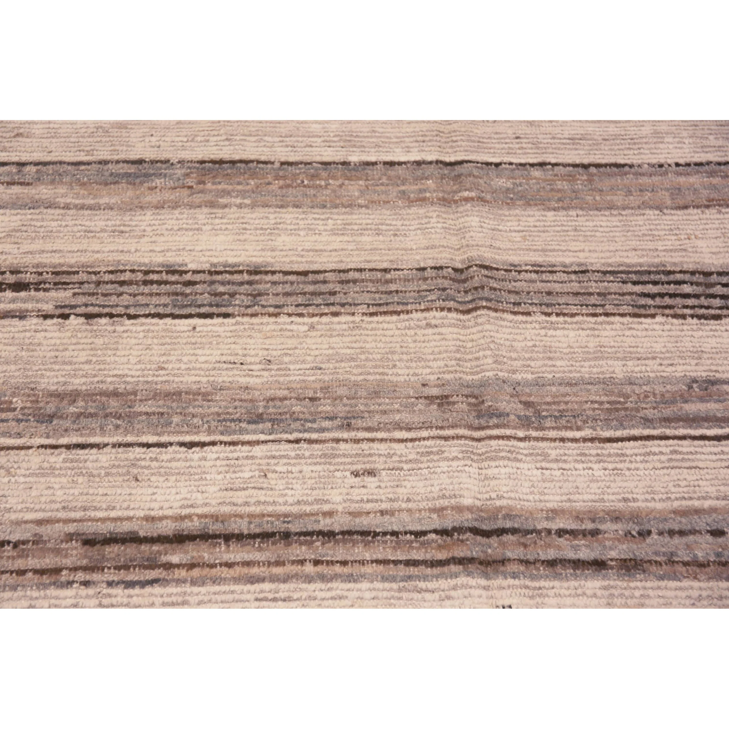 Brown Zameen Transitional Wool Rug - 7'2" x 9'7" - Image 3