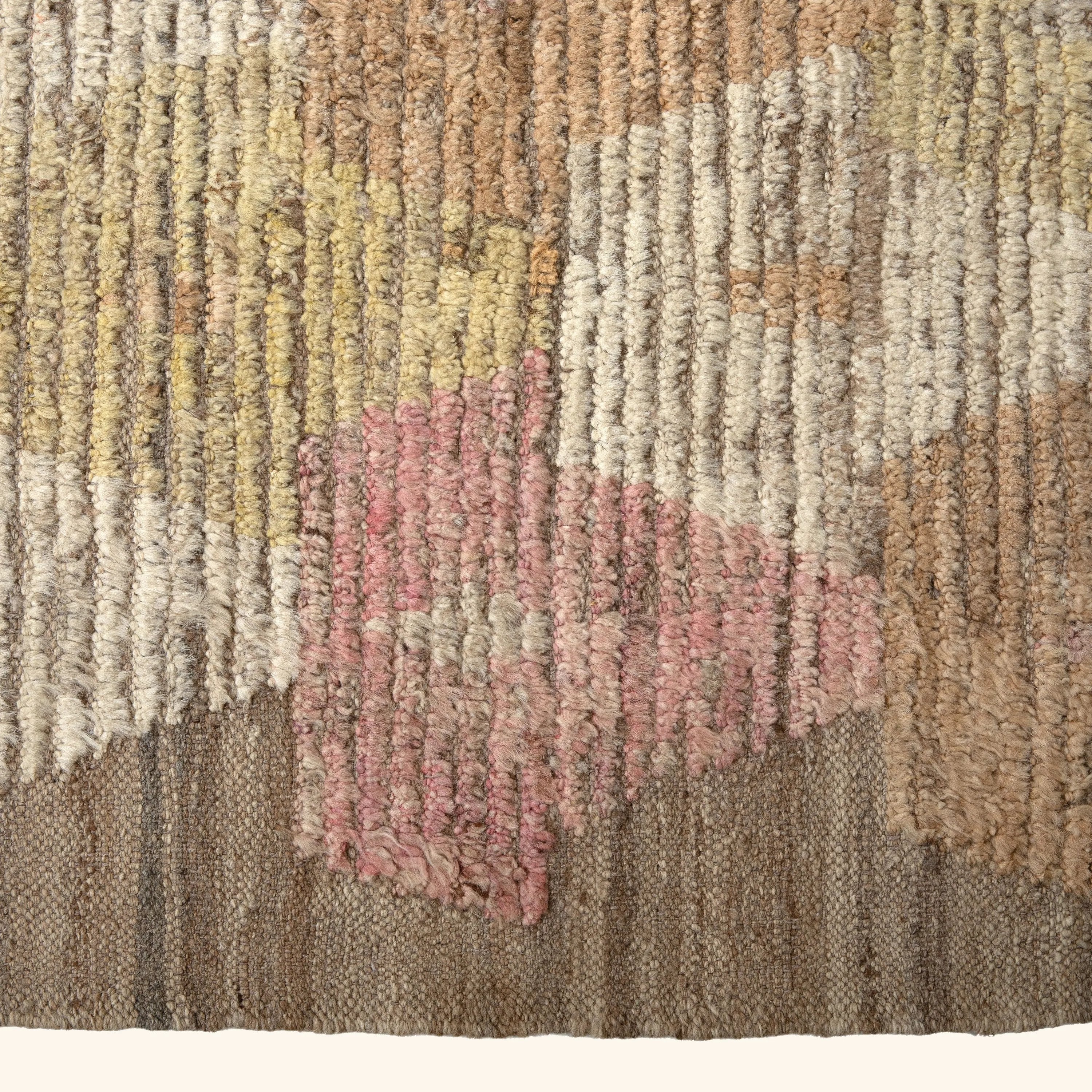 Multicolored Zameen Transitional Wool Rug - 8'1" x 11'5" - Image 5