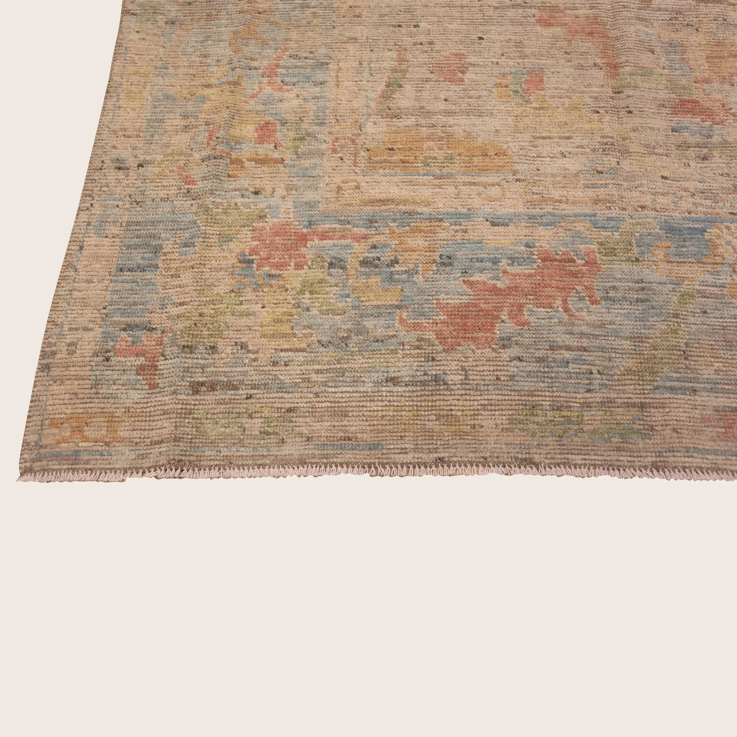 Natural Zameen Transitional Wool Rug - 8'5" x 9'9" - Image 4