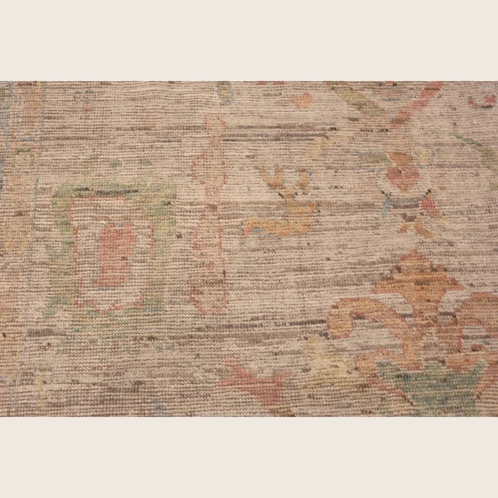 Natural Zameen Transitional Wool Rug - 8'5" x 9'9" - Image 6