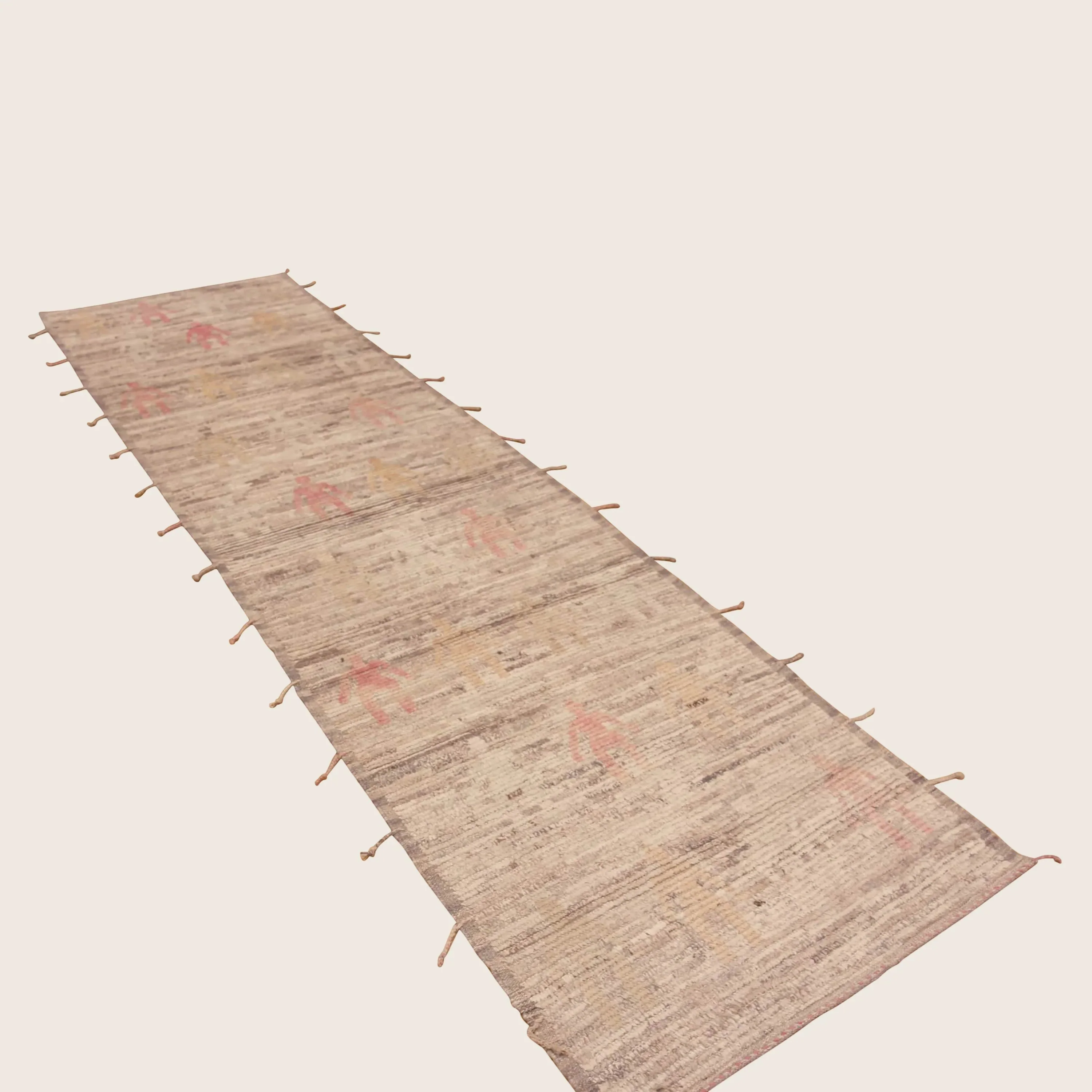 Natural Zameen Transitional Wool Runner - 3'4" x 11'4" - Image 7