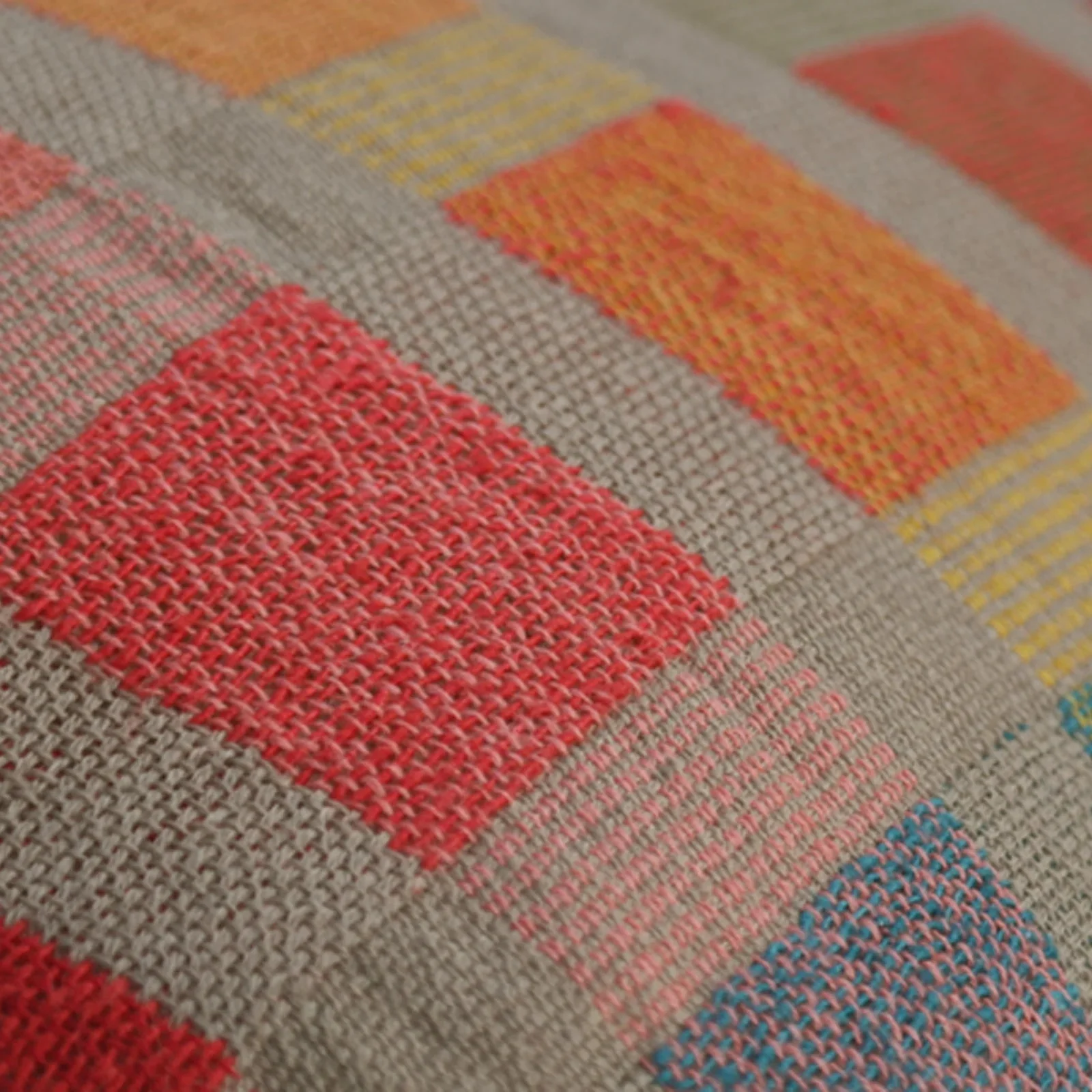 Zola Multi Plaid Pillow - Image 3